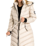 WM135 Winterjack voor dames quilt jas met verwijderbare kap