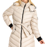 WM135 Winterjack voor dames quilt jas met verwijderbare kap