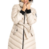 WM135 Winterjack voor dames quilt jas met verwijderbare kap