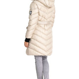WM135 Winterjack voor dames quilt jas met verwijderbare kap