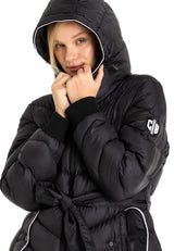 WM135 Abrigo Acolchado con capucha extraíble