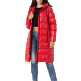 WM137 Abrigo largo acolchado para mujer