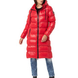 WM137 Abrigo largo acolchado para mujer