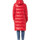 WM137 Abrigo largo acolchado para mujer