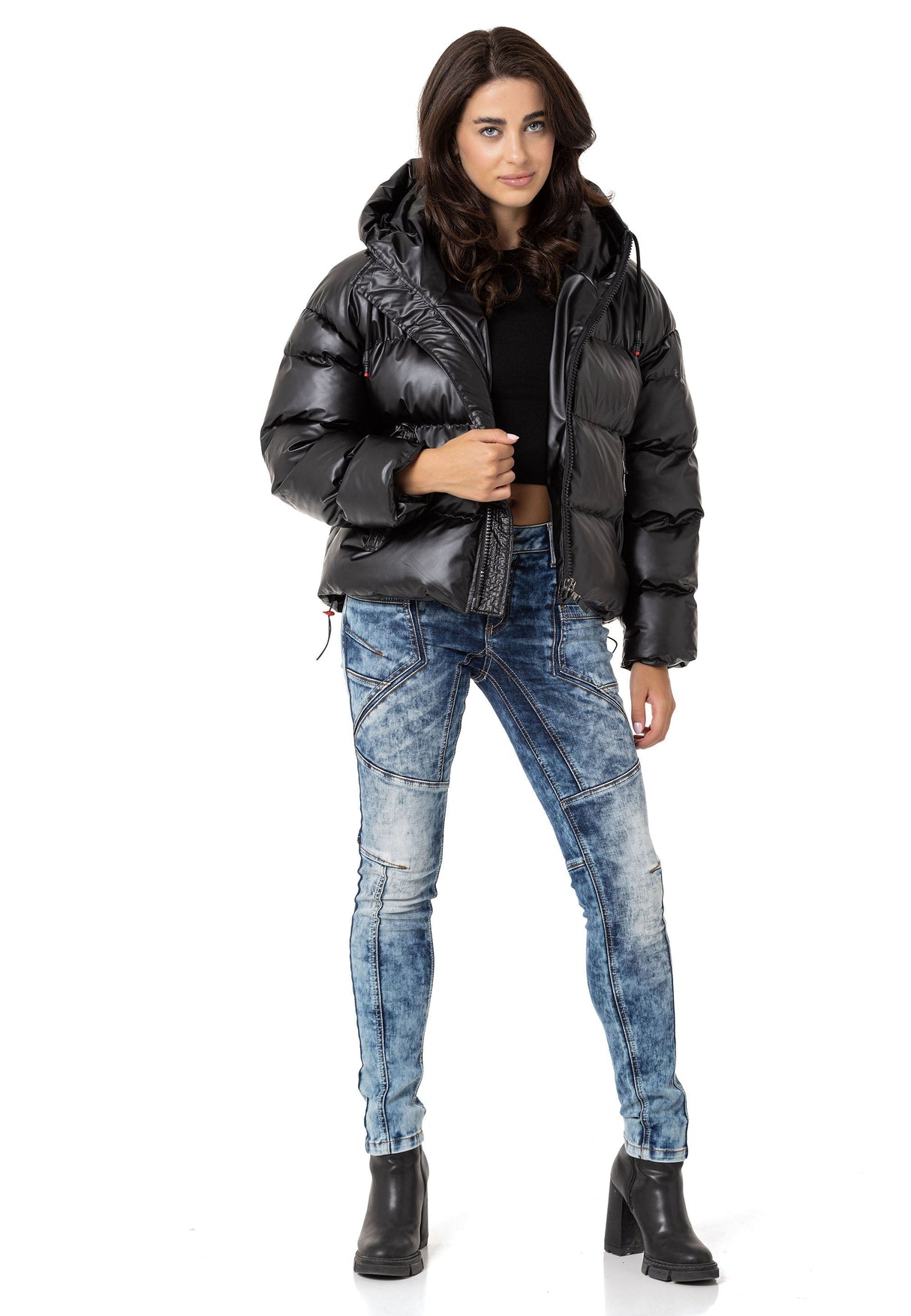 WM139 Veste d'hiver pour femmes en design élégant