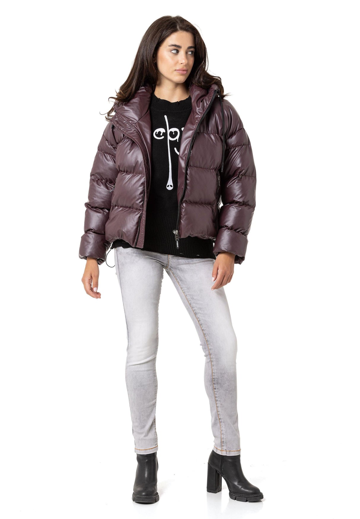 WM139 Veste d'hiver pour femmes en design élégant