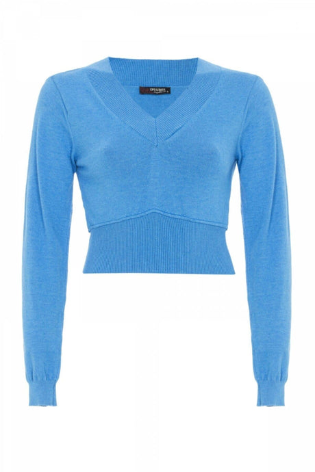 Sweaters de suéter WP233 para mujeres en un corte sin estómago