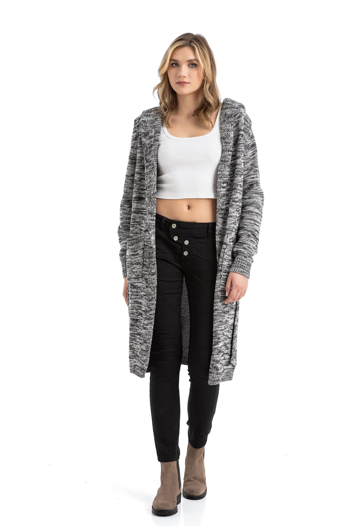 WP239 Women's sweater cardboard jacket in a casual look