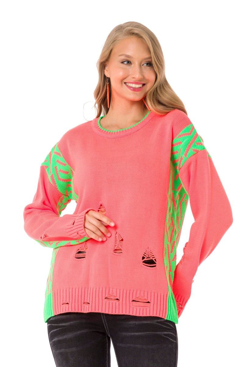 WP241 Mujeres de tejido de tejido en el diseño usado de moda