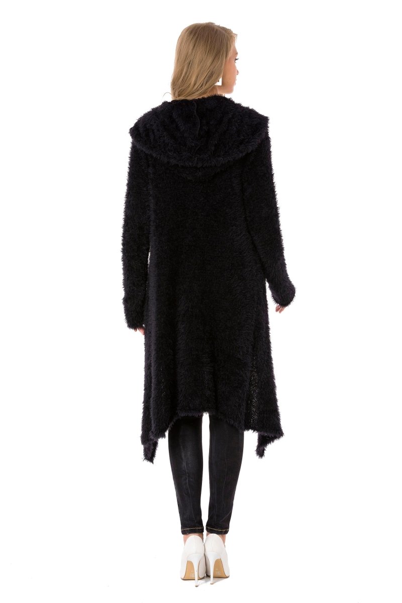 WP244 sweter damski z kapturem