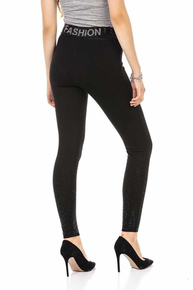 WR141 Leggings pour femmes avec un grand paquet de paillettes