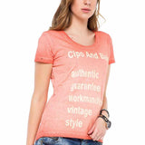 WT223 T-shirt Vintage da Donna