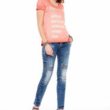 WT223 T-shirt Vintage da Donna