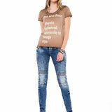 WT223 T-shirt Vintage da Donna