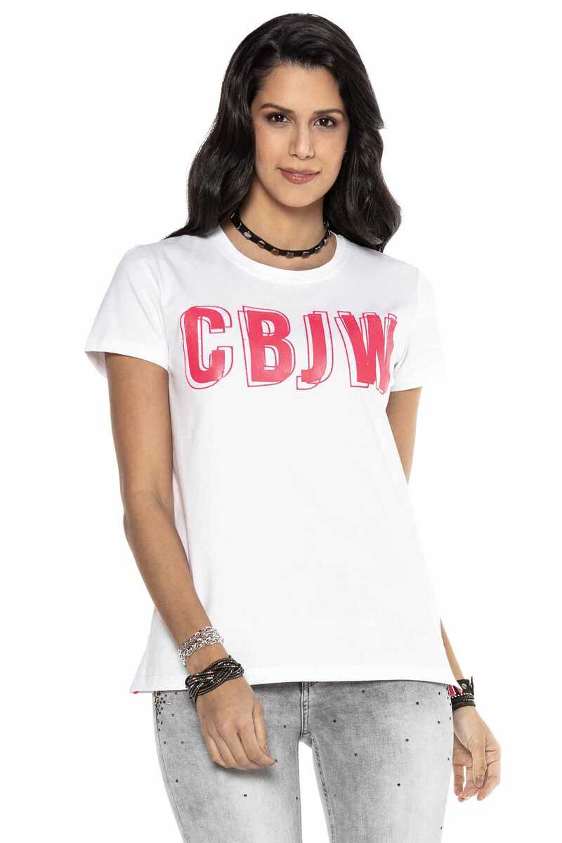 WT275 Camiseta Mujer con estampado del logotipo