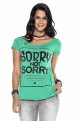 WT282 T-shirt Donna con Stampa Frontale Cool