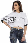 T-shirt à capuchon WT313 Femmes avec pression extravagante