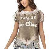 WT318 Damen T-Shirt in tollem Sommer-Look
