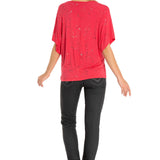 WT336 Dames T-shirt in een extravagante Look