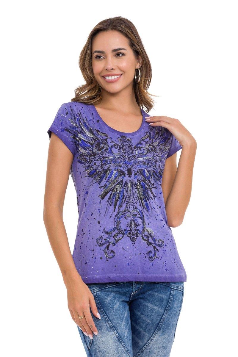 WT345 Camiseta para mujer estampada