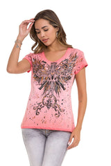 WT345 Camiseta para mujer estampada