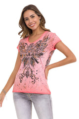 WT345 Camiseta para mujer estampada