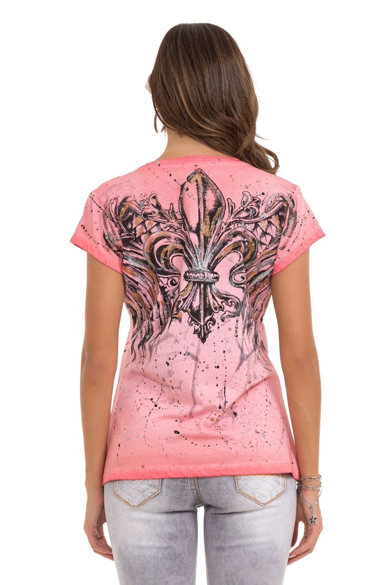 WT345 Camiseta para mujer estampada