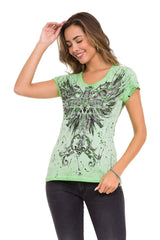 WT345 Camiseta para mujer estampada