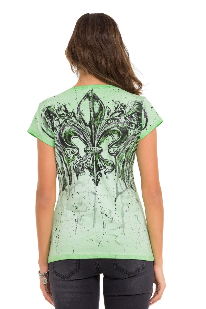 WT345 Camiseta para mujer estampada