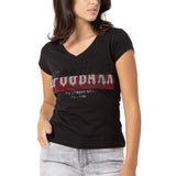 WT358 T-shirt da Donna con Glitter