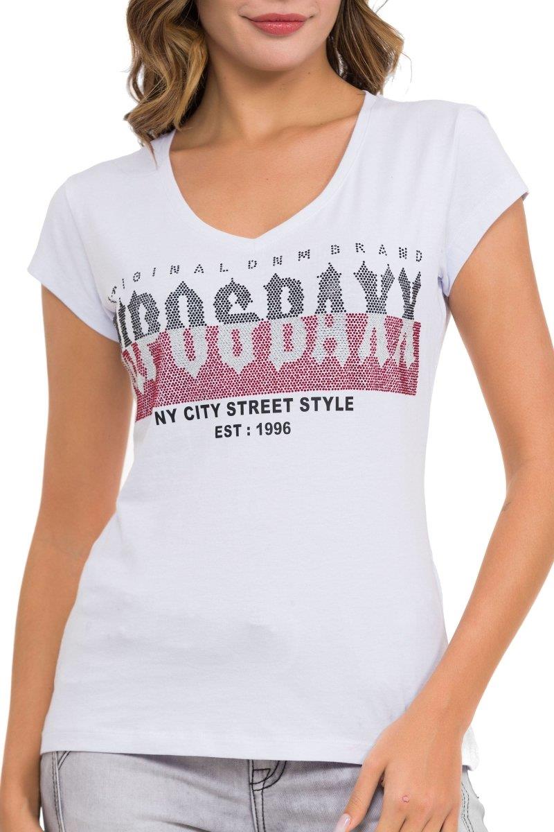 WT358 Camiseta  Women en un aspecto brillo