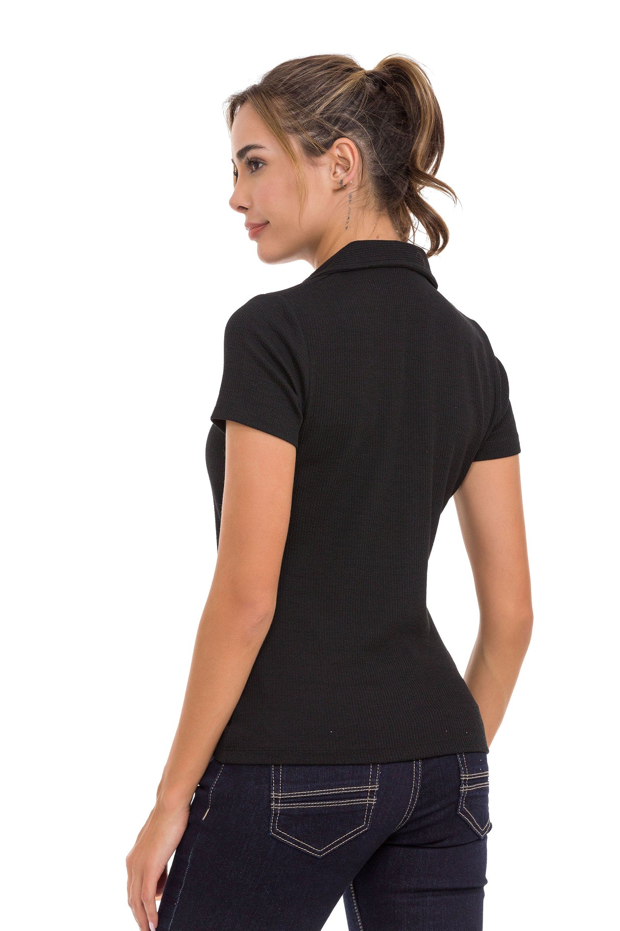 WT361 Camiseta Polo clásica con botones