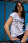 WT366  Camiseta Mujer Camiseta Futurista Futurista