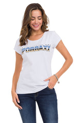 WT366  Camiseta Mujer Camiseta Futurista Futurista