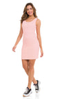 WT372 Abito da donna con comodo scollo rotondo