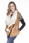 WW108 Chaleco con Pelo sintético para Mujer