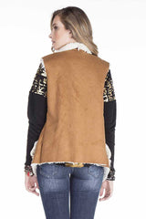 WW108 Chaleco con Pelo sintético para Mujer