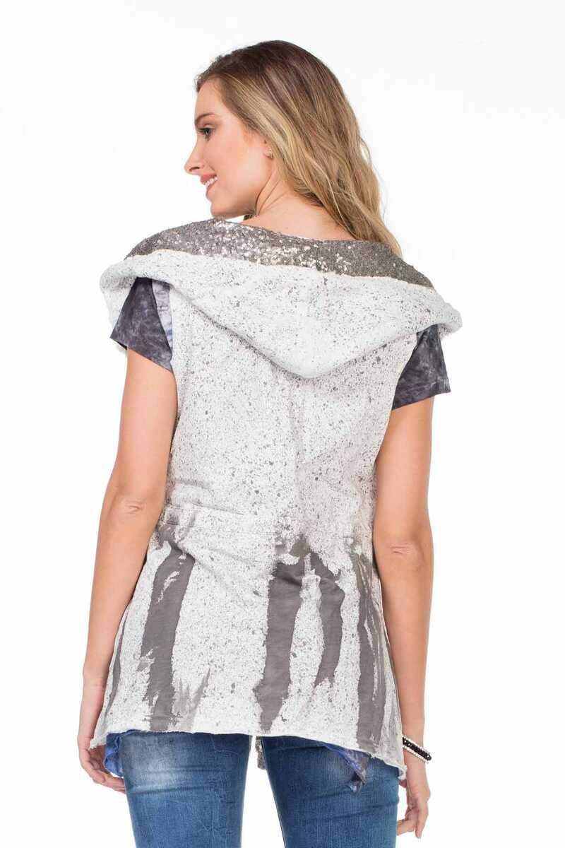 WW111 Femmes Softshell West dans la conception de paillettes