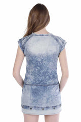 WY108 Vestido de jersey de  mujer 