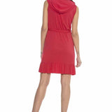 WY136 Damen Kleid mit Kapuze
