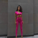 WY183 Conjunto Fitness para mujer