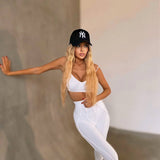 WY184 2-teiliges Sportset , Yoga Trainingsanzug