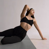 WY184 2-teiliges Sportset , Yoga Trainingsanzug