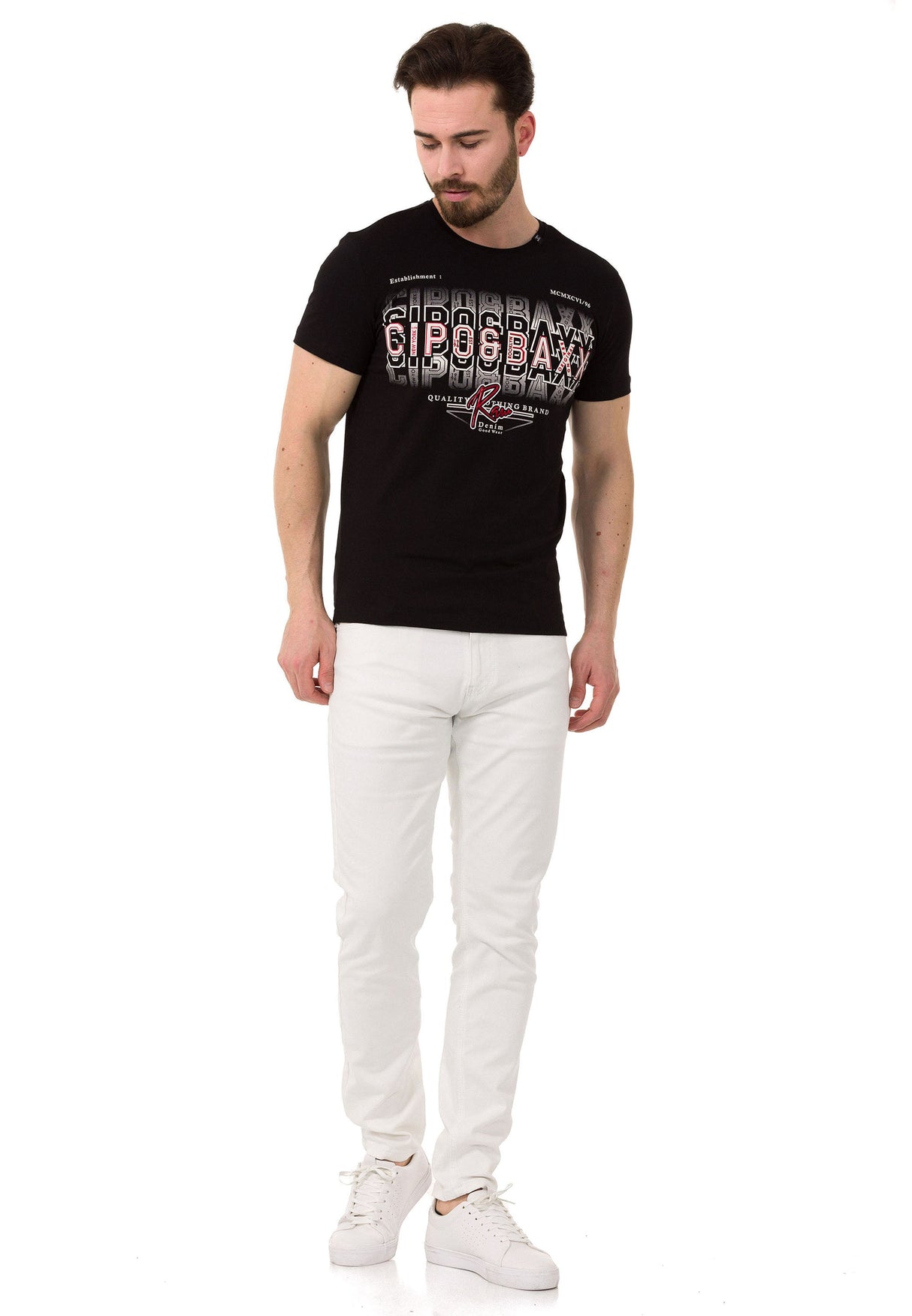 CD820 Slim Fit Heren Jeans in Basic Look