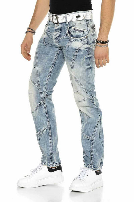 C-0894A Herren Jeanshose Regular Fit Used Streetwear Freizeit - Cipo and Baxx - Herren Jeans - Letzte Chance! -