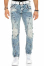 C-0894A Herren Jeanshose Regular Fit Used Streetwear Freizeit - Cipo and Baxx - Herren Jeans - Letzte Chance! -