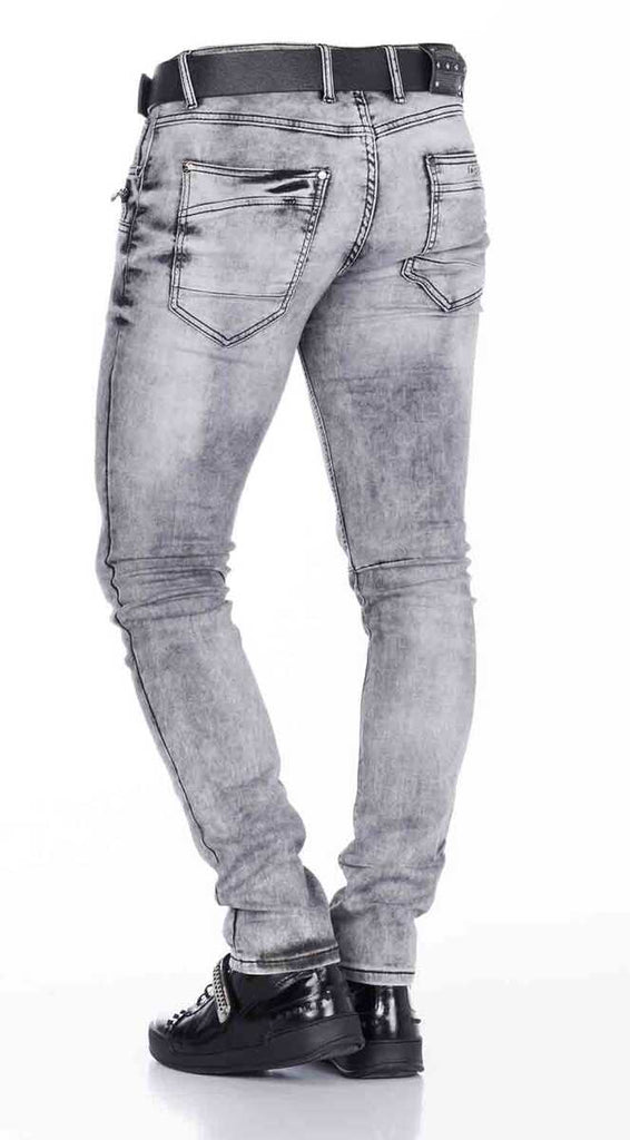 CD111 Herren bequeme Jeans mit auffälliger Waschung - Cipo and Baxx