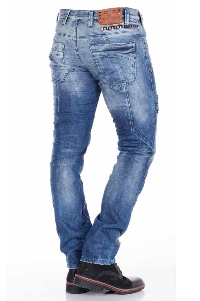 CD119 Herren Regular-Fit-Jeans - Cipo and Baxx