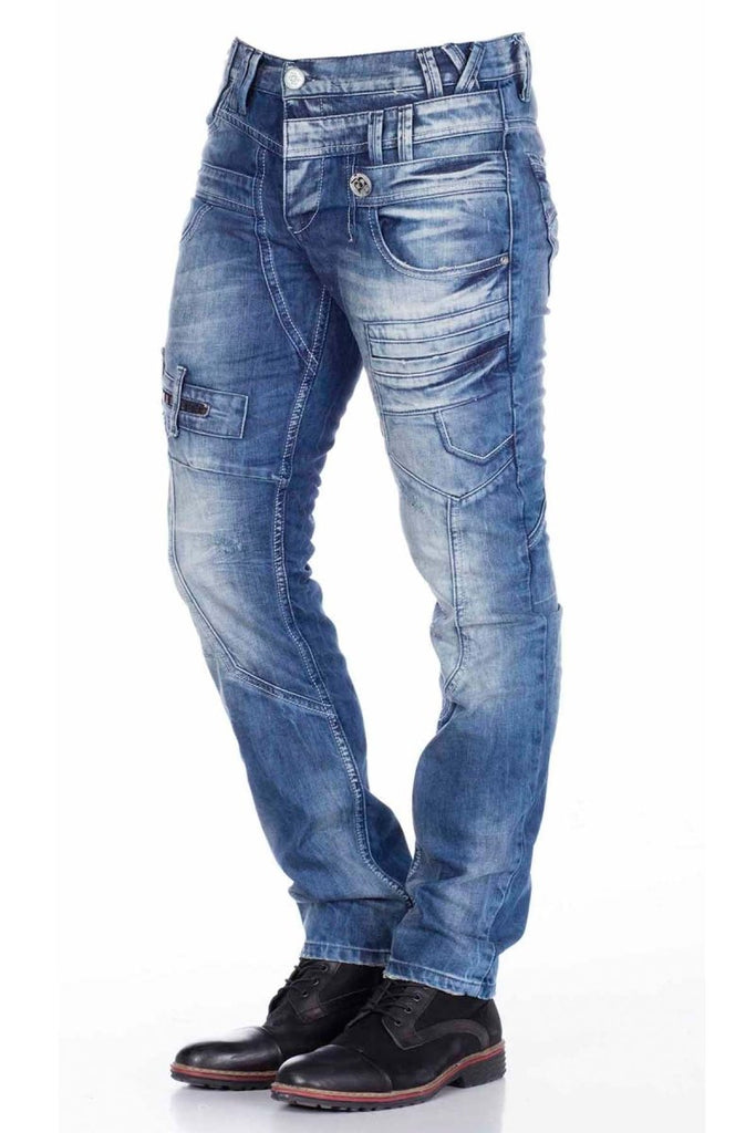 CD119 Herren Regular-Fit-Jeans - Cipo and Baxx