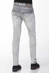 CD228 Herren Slim-Fit-Jeans mit trendigen Zierelementen - Cipo and Baxx - Herren Jeans - Herren_sale -